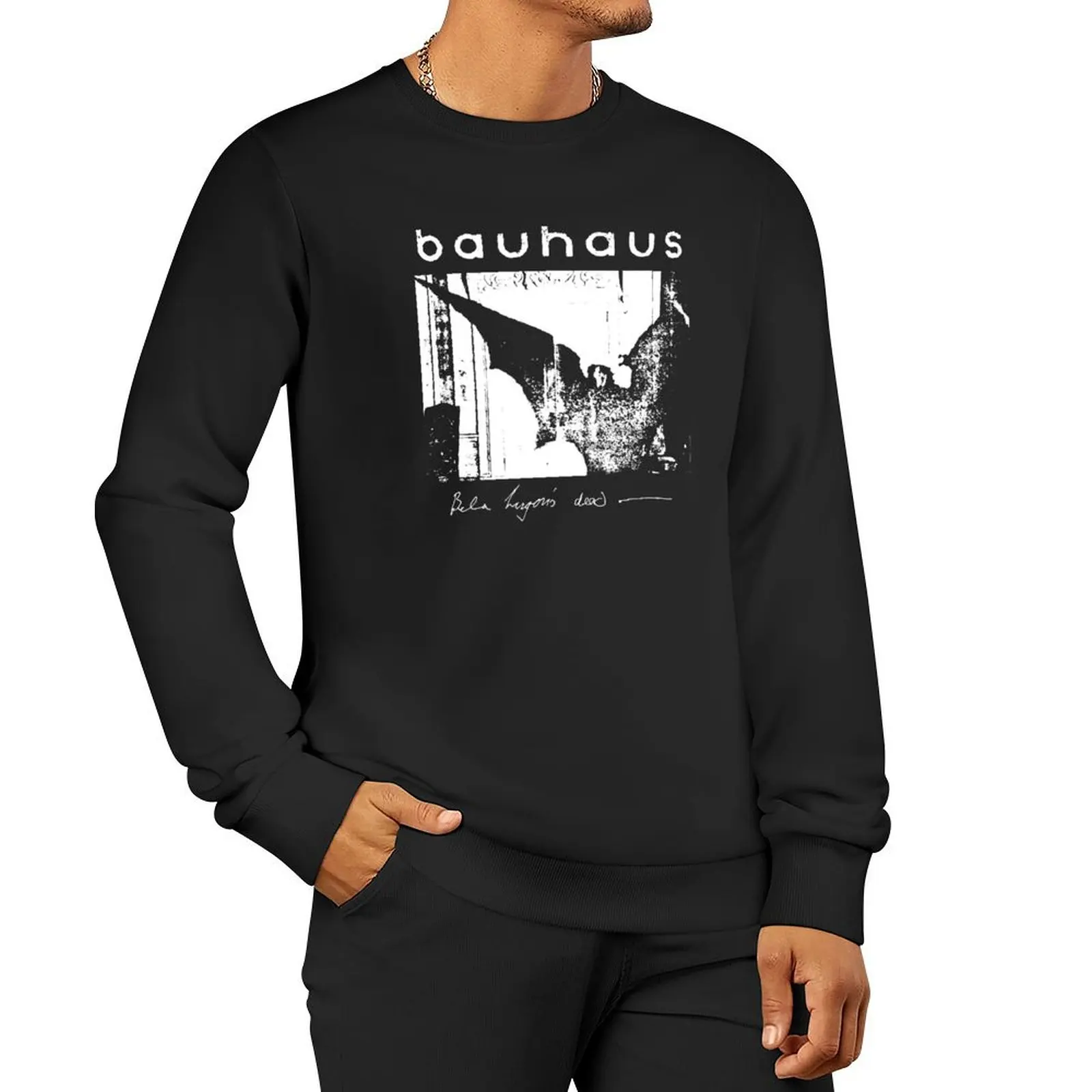 

Bauhaus - Bat Wings - Bela Lugosi's Dead Sweatshirt blouse men's winter sweater men's autumn clothes graphic sweatshirts