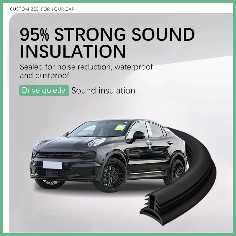 ملحقات تجديد السيارة الداخلية لـ Lynk & Co 05 شرائط عزل لوحة القيادة للتحكم المركزي للسيارة شريط عازل للصوت