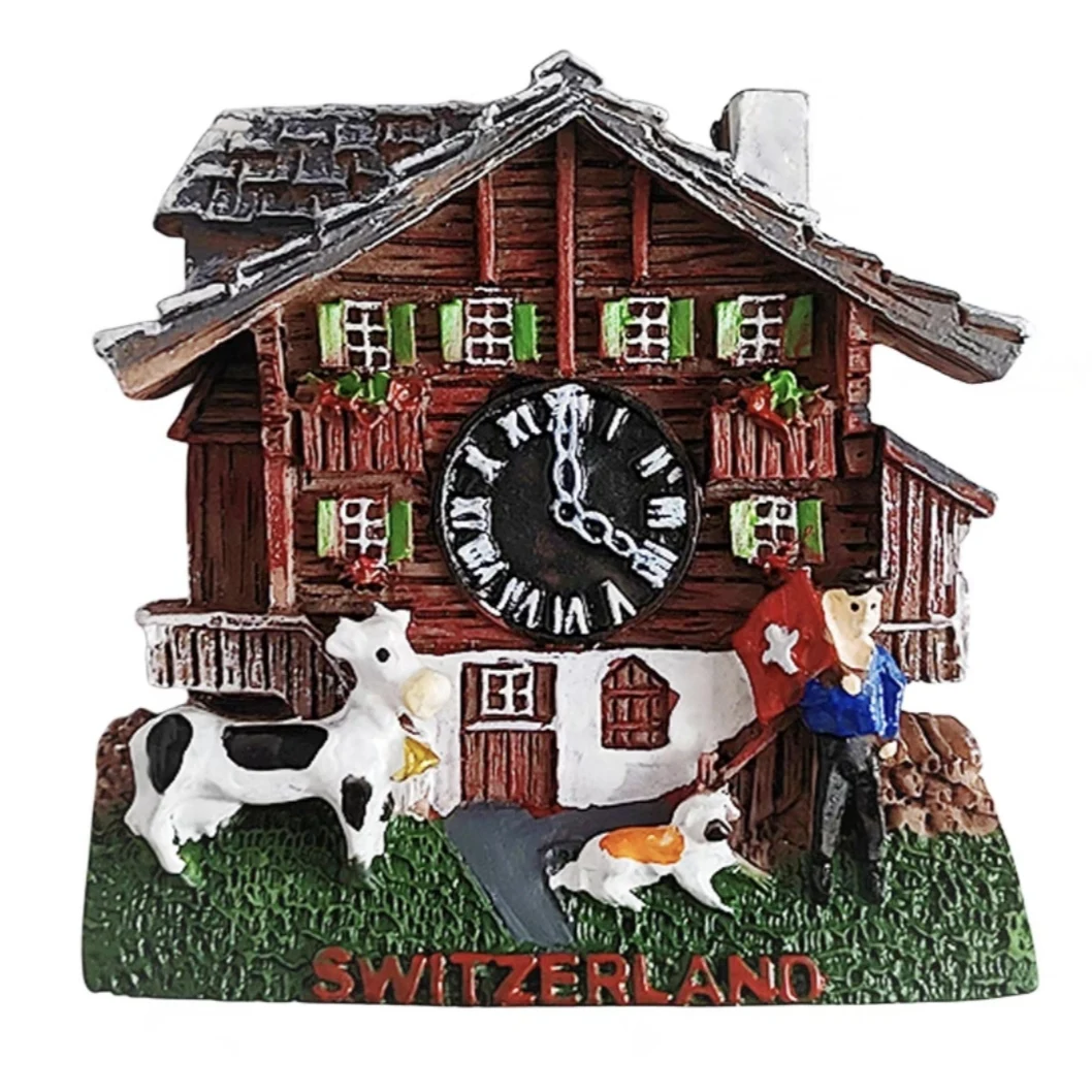 Europe Switzerland 3D Fridge Magnets Tourism Souvenir Refrigerator Magnets Sticker Collection Handicraft Decoration Articles