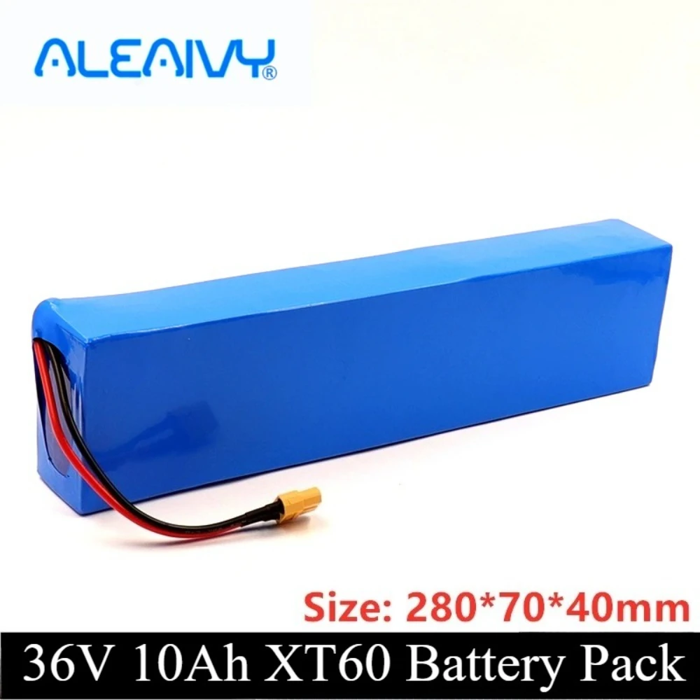 

36V 10Ah 18650 Rechargeable Lithium Battery Pack 10S3P 350W 500W with BMS for Bicycle Scooter Battery Pack.