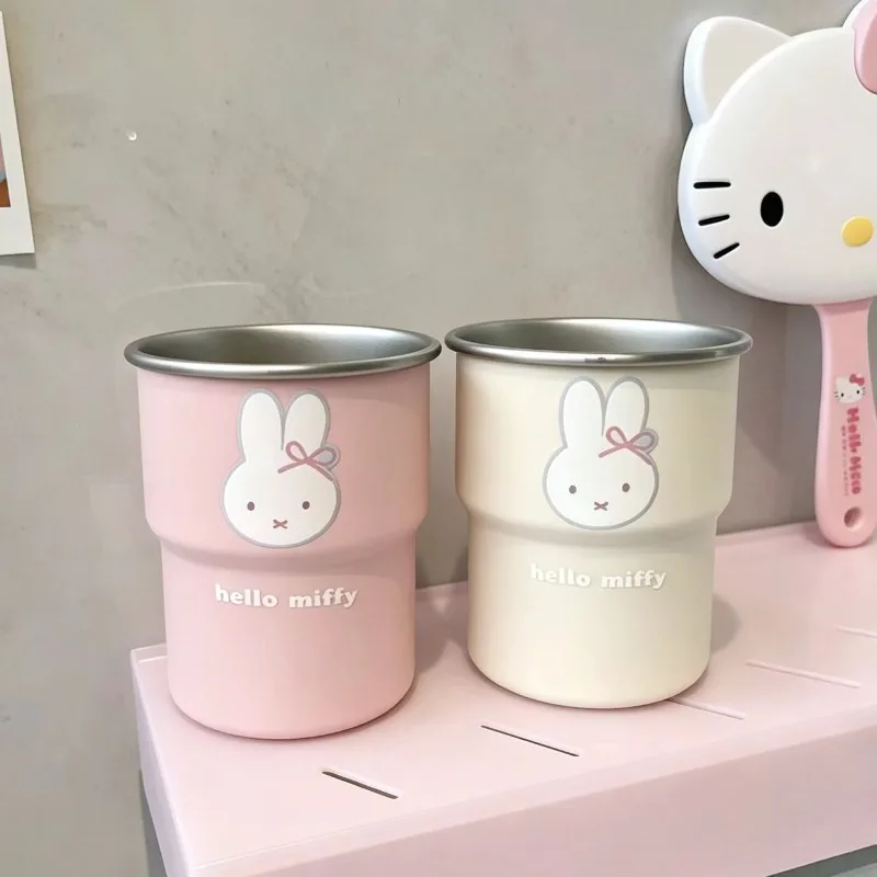 Cartoon Kawaii Mouthwash Cup Good Looks Cup Couple Brush Your Teeth Toothbrush Wash Up Dormitory Household Use Simple Gift Miffy