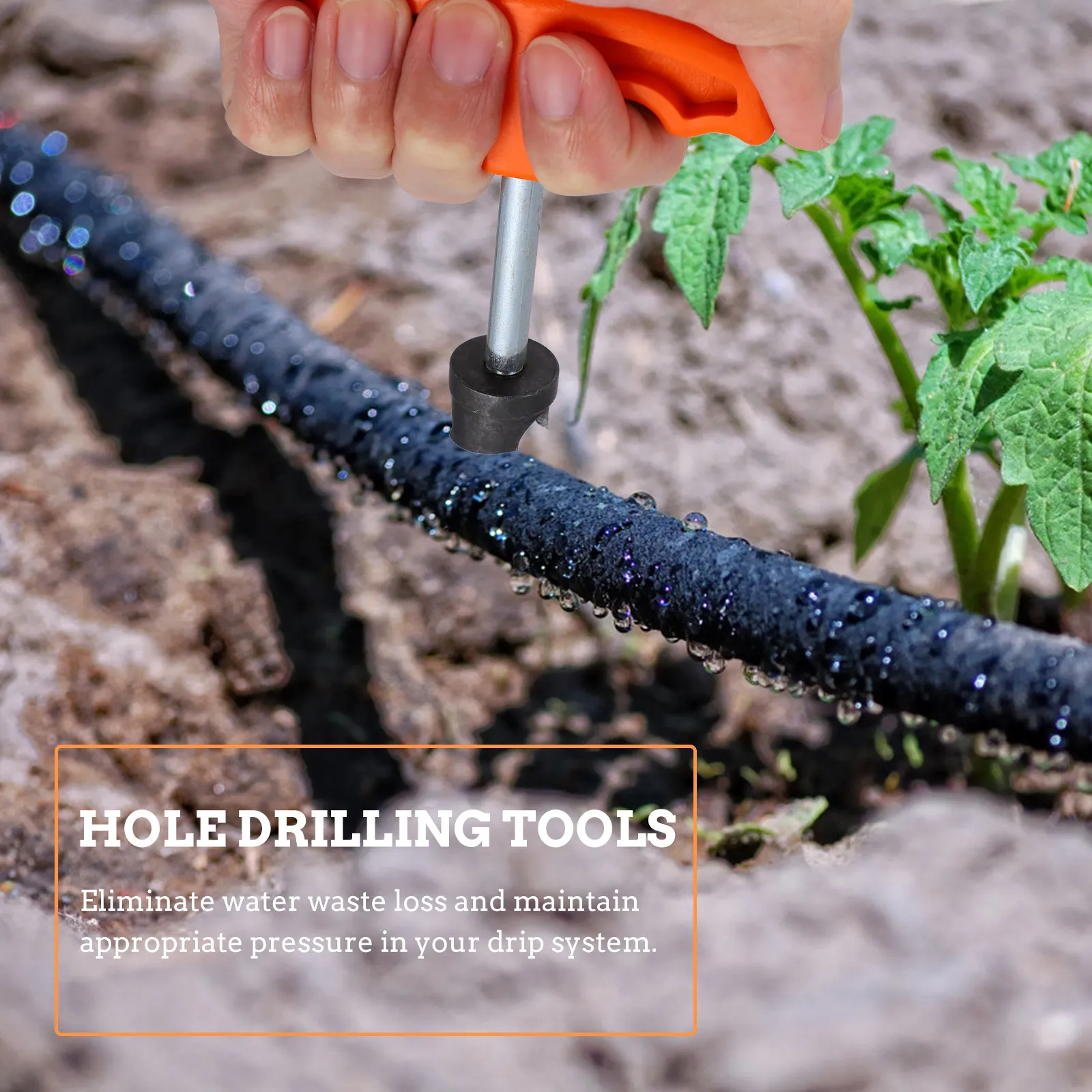 25mm Hole Punch Tool for PE Tube Drip Irrigation Sprinkler Installation Water Saving Garden Equipment