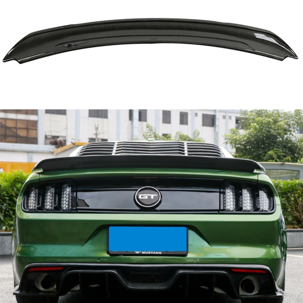 Rear Trunk Lid Spoiler Glossy Black for GT Track Pack Style Fit for Ford Mustang Coupe 2015 2016 2017 2018 2019 2020