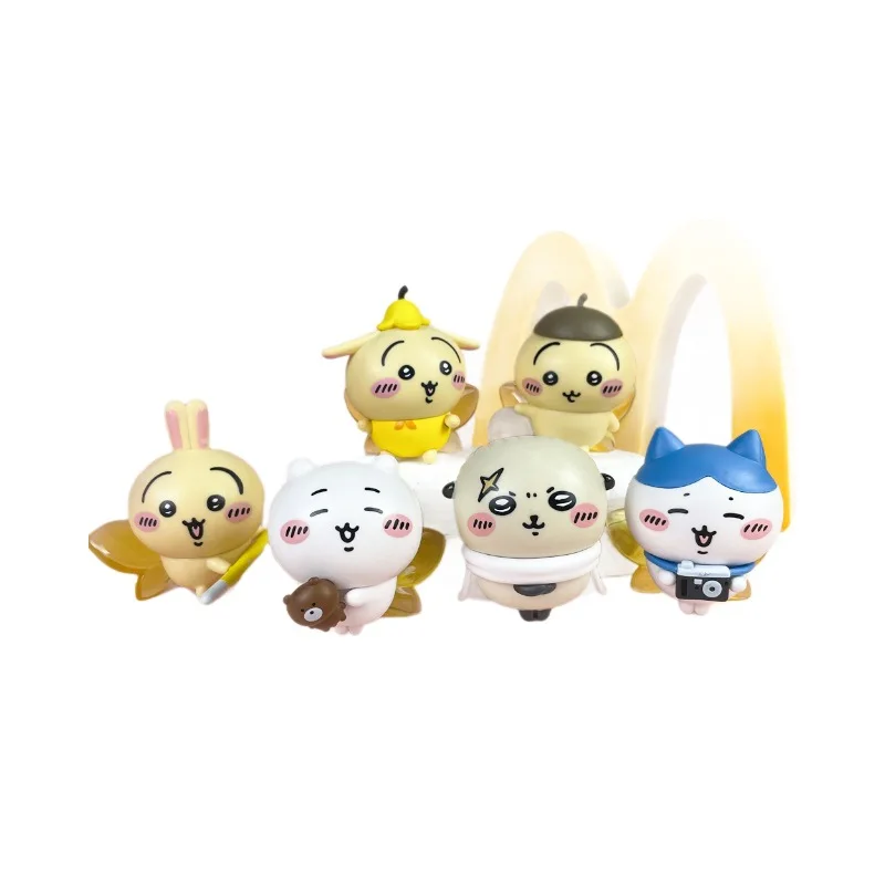 Die Jiikawa-Serie von Happy Companions – Chiikawa-Figuren, Blindbox-Spielzeug mit Anime-Motiv, Modellornamente