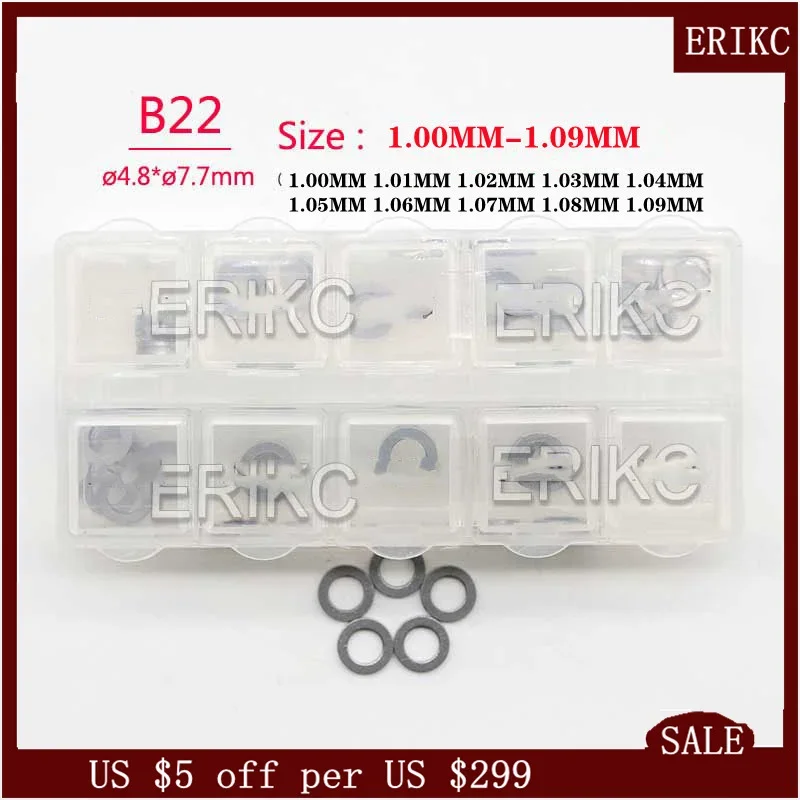 

B22 1.00MM -1.09MM Adjusting Shims Injectors 1.00MM 1.01MM 1.02MM 1.03MM 1.04MM 1.05MM 1.06MM 1.07MM 1.08MM 1.09MM30PCS