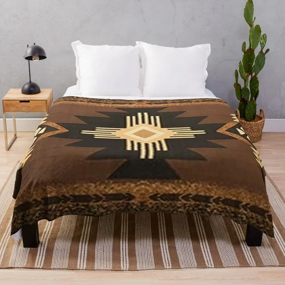 

native pattern Throw Blanket Luxury Brand Warm manga Blankets