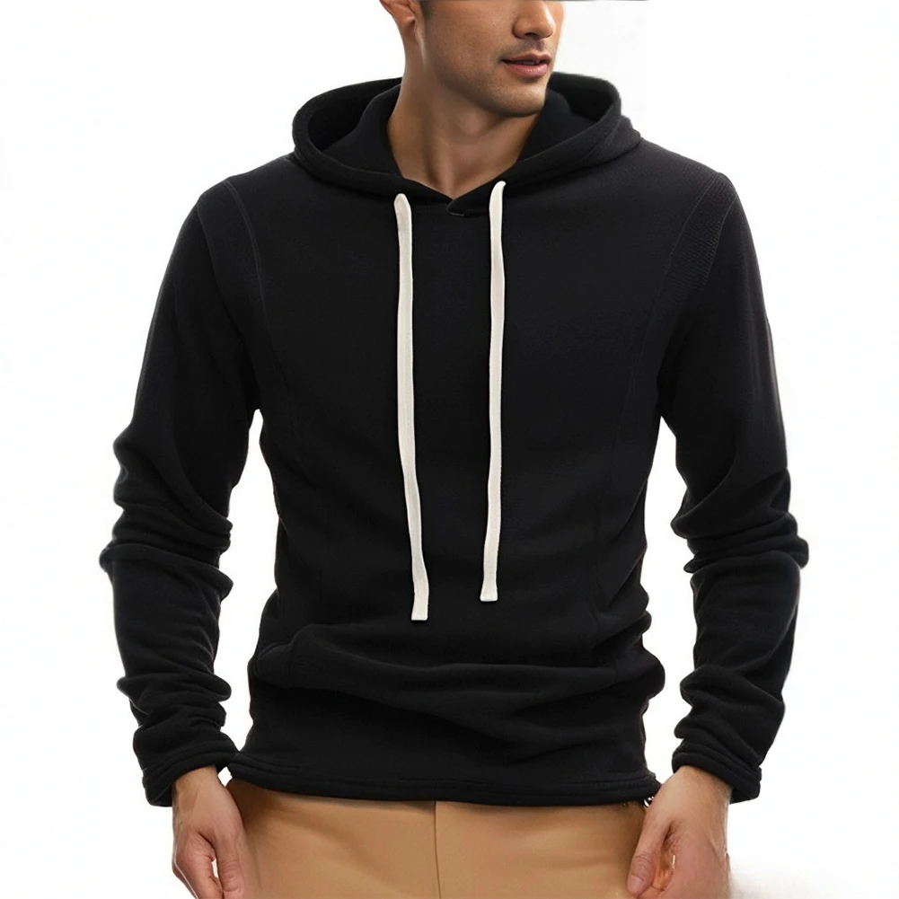 

Athletic Hoodie Casual Sweatshirt Casual Outing Autumn Winter Wear Baggy Fit Brand New Condition Hooded Neckline