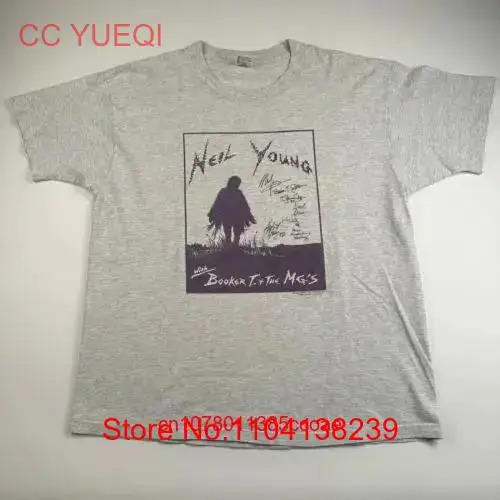 Vintage 1995 Neil Young T Shirt XL With Booker long or short sleeves