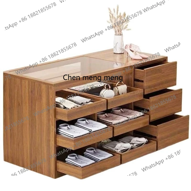 Cassiere, bar in vetro Zhongdao, espositore da tavolo con acqua corrente, espositore per gioielli con ornamenti