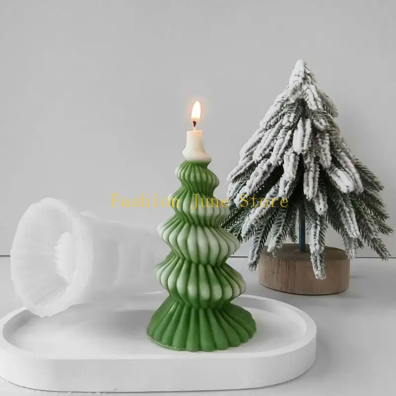 N5KA Handmade Molds Silicone Handmade Moulds Christmas Tree Craft Molds Ornament Molds Suitable for Any Occasion
