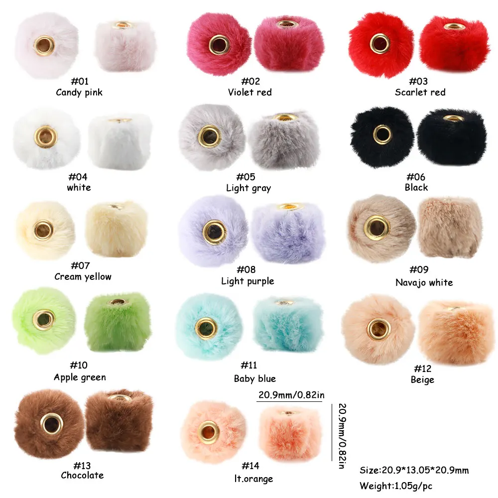 10pcs Large Hole Plush Leopard Beads Loose Spacer Charm Beads For Jewelry Making DIY Necklace Bracelet Jewelry Accessories