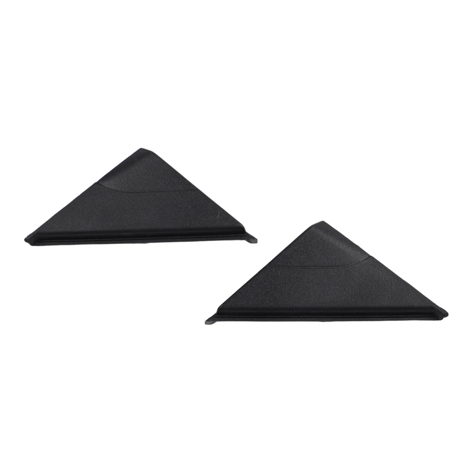 2x ABS Fender Pillar Trim Mirror Corner Molding for Hyundai Elantra 2017 2020 Rearview Mirror Triangle Plates Black