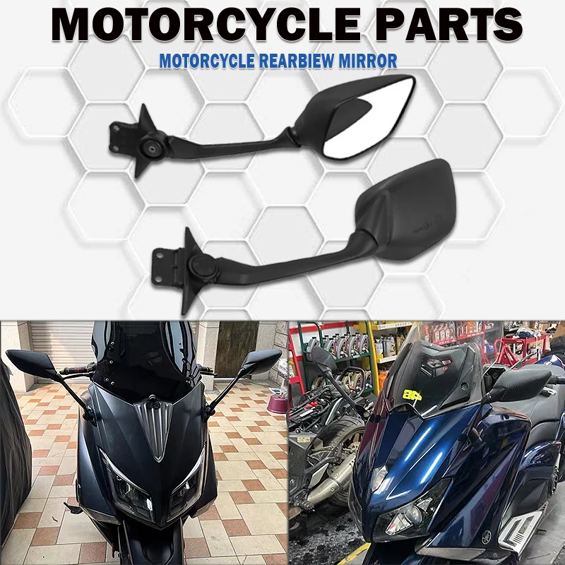 

For Yamaha TMAX 560 T-MAX 560 TMAX560 T MAX560 2017-2023 2021 2022 Motorcycle Mirror Rear View Rearview Side Mirrors Accessories