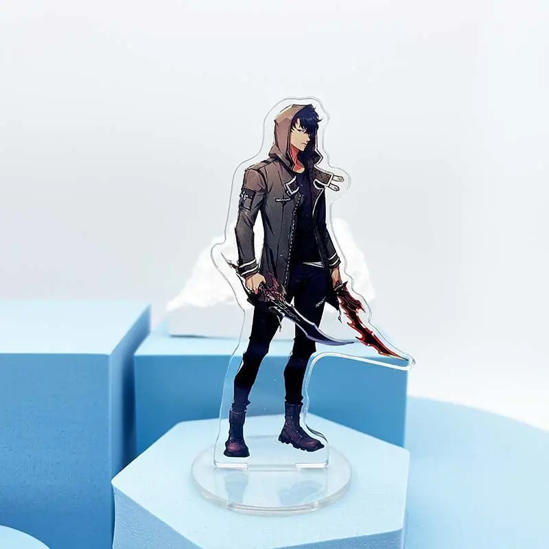 Anime Solo Leveling Figur Acryl Ständer Alle Mitarbeiter Sammeln Ornamente Schreibtisch Dekoration Spielzeug Jungen