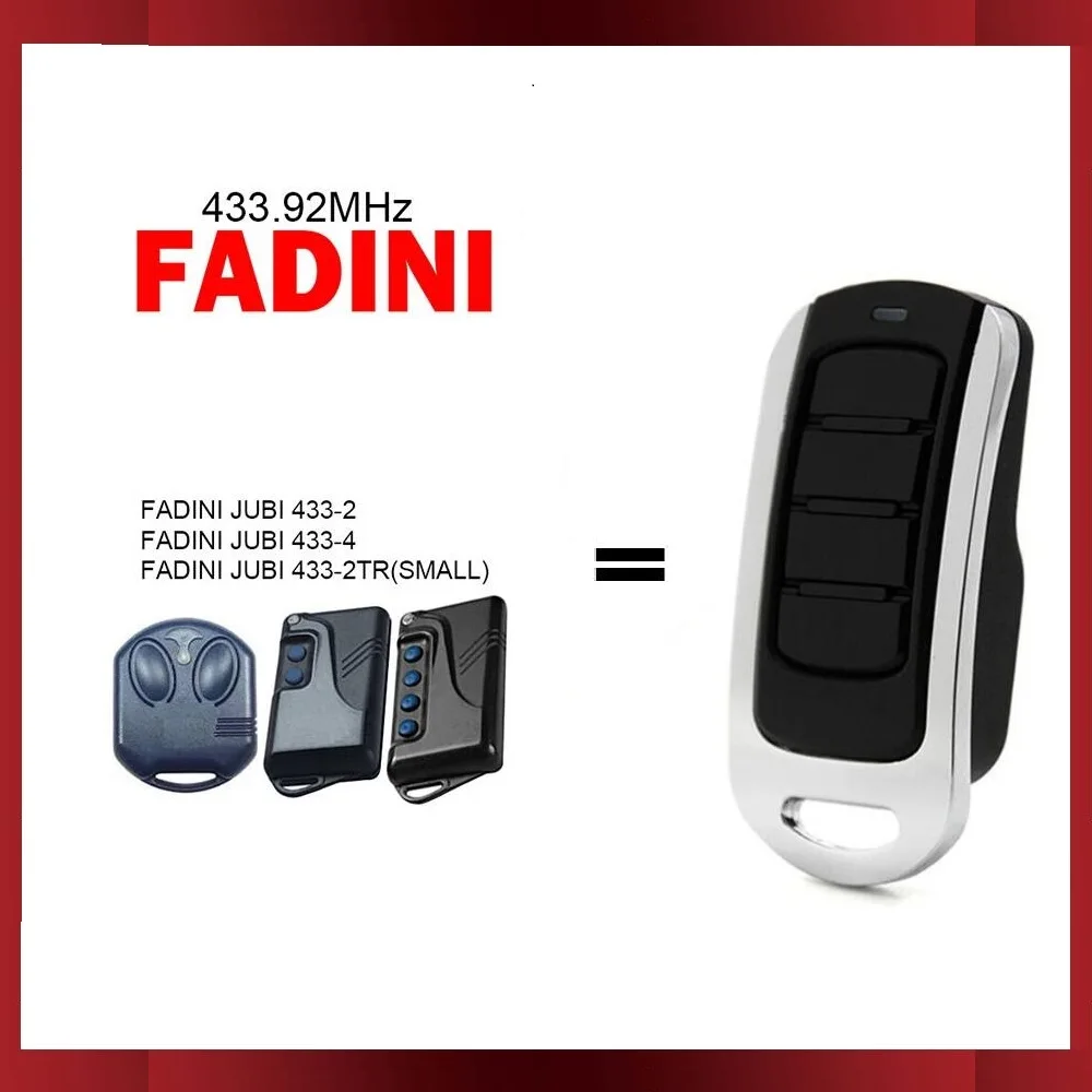 For FADINI JUBI SMALL JUBI 433-4 433-2 Garage Door Remote Control 433.92MHz Rolling Code FADINI Remote Control