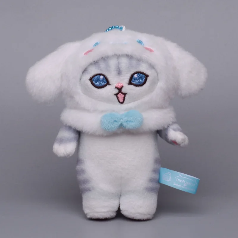 พวงกุญแจของขวัญคริสต์มาสชุดแมวฉลาม SANRIO Kuromi Hello Kitty My Melody Cinnamoroll จี้ตกแต่งกระเป๋าของเล่นตุ๊กตาแมว