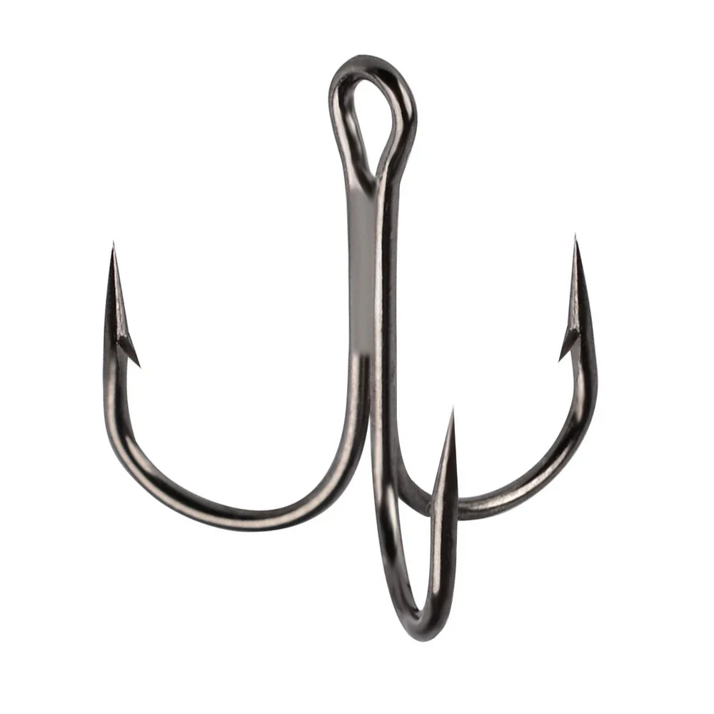 

10pcs Fishing Hooks Triple Hook Size 3/0-12# Anchor Hook Barbed Treble Hook High Carbon Steel Fishing Tackle