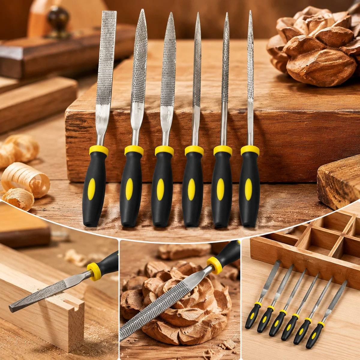 6pcs Woodworking File Set High - огляд і ціна Woodworking Files And Rasps
