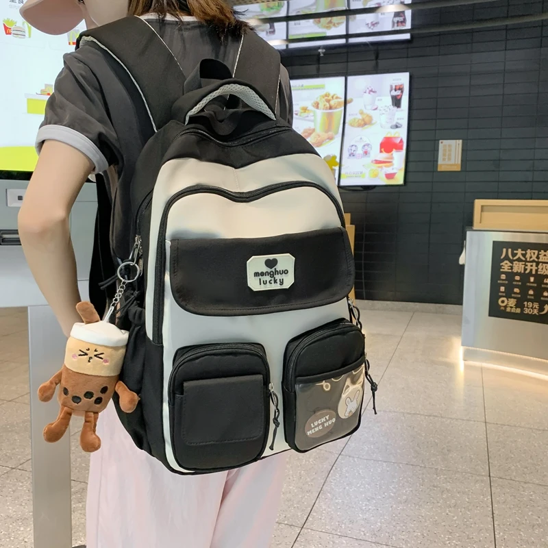 Fashion Girls Cute Design Bookbag Student Kawaii Shoulder Bag Travel Rucksack Women Laptop Mochila Teens Schoolbag Backpack