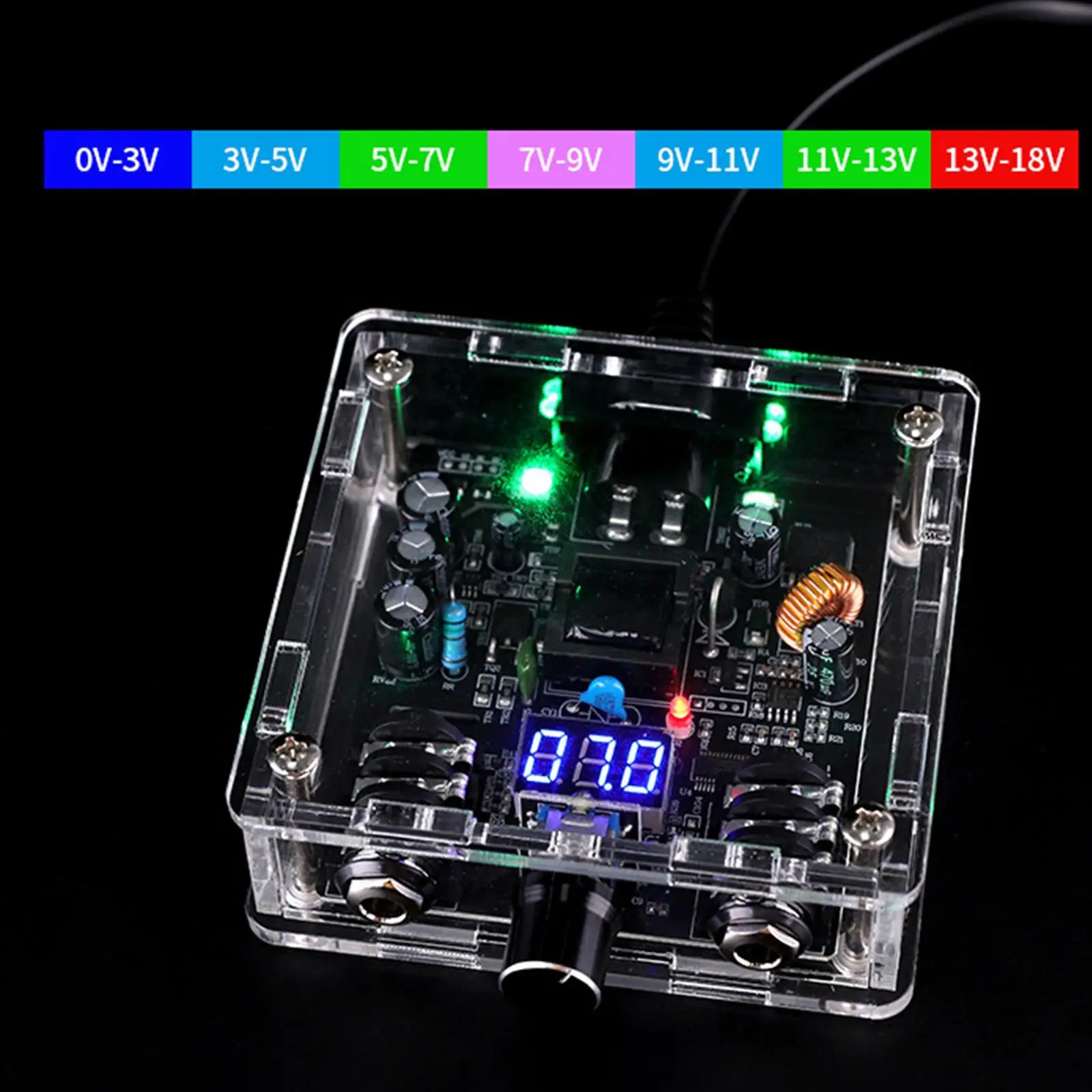 

Professional Power Supply EU Plug Color LEDs 0V-18V Acrylic for Artists