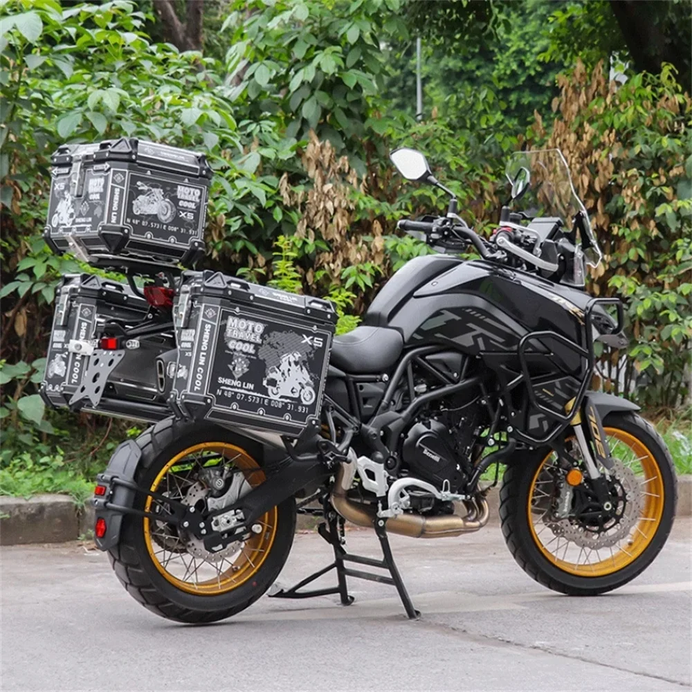 High quality mudguard for Benelli TRK702 TRK702X rear mudguard modification TRK 702 cement tile support reflective rear mud tile
