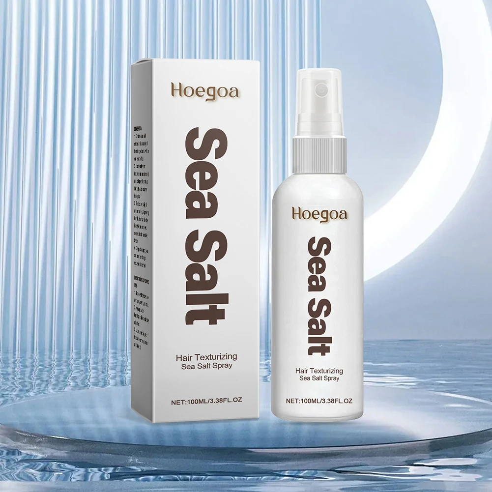 100ML Sea Salt Spray Texturizing Salt Spray Adds Instant Volume Hair Styling Agent Enhances Natural Texture for Men Women