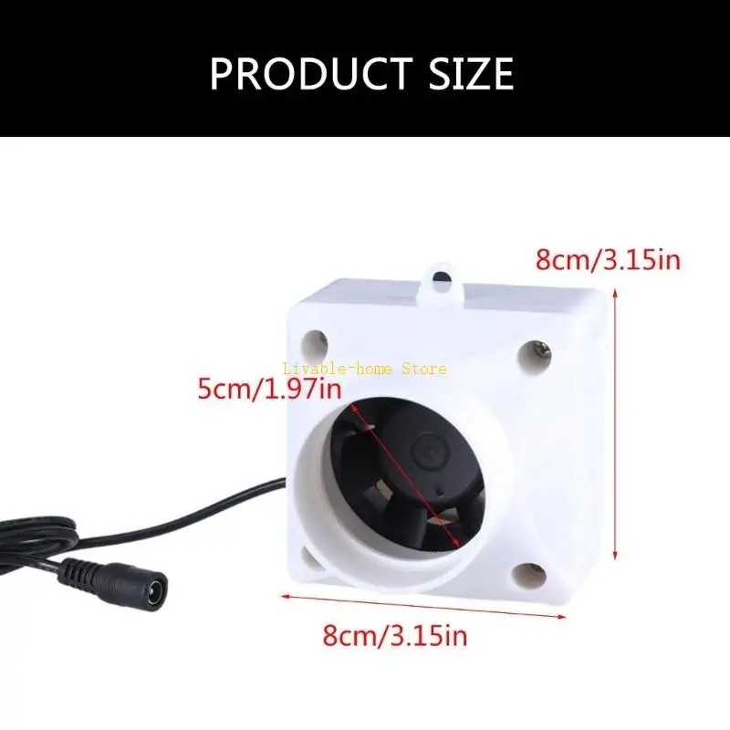 Ventola scarico per condotto in da 50 mm per evacuazione rapida dei fumi, ventilazione della cucina per officine Sala