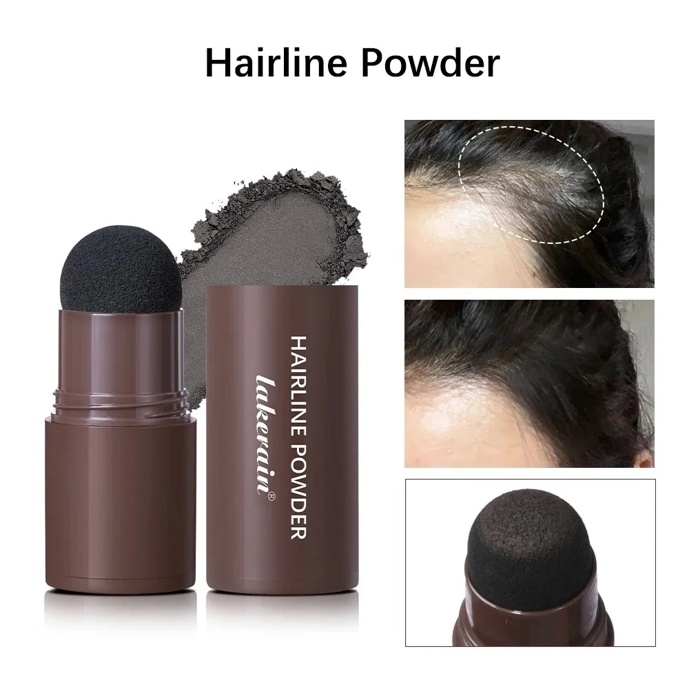 

Black Brown Grey Hairline Powder Waterproof Contour Stick Instantly Conceals Hair Root Forehead Clavicle Face Hair Shadow Makeup