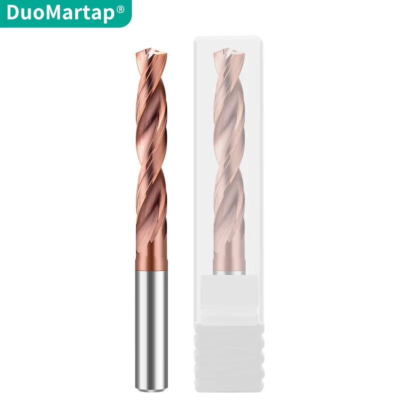 Carbide Drill Bit 3-14mm With Inner Through Coolant Hole For Steel Efficient CNC Tool Tungsten Steel Internal Coolant Drill Bit