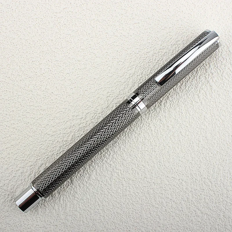 

Metal Ballpoint Pen Business Signing Pen Stainless Steel Material Replaceable Refill Office School Supplies Stationery