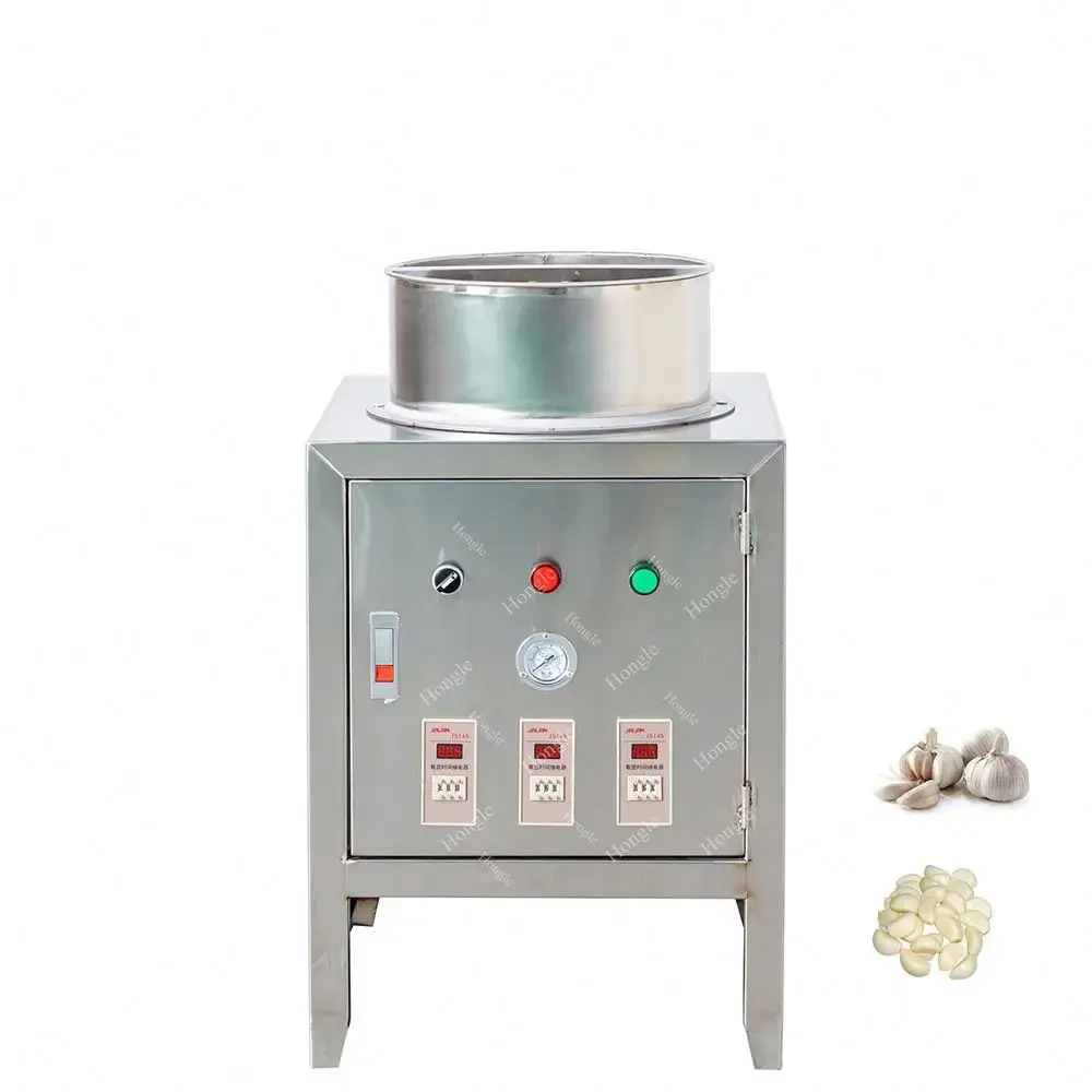 Quitar bombillas Máquina peladora de ajos casera para coco