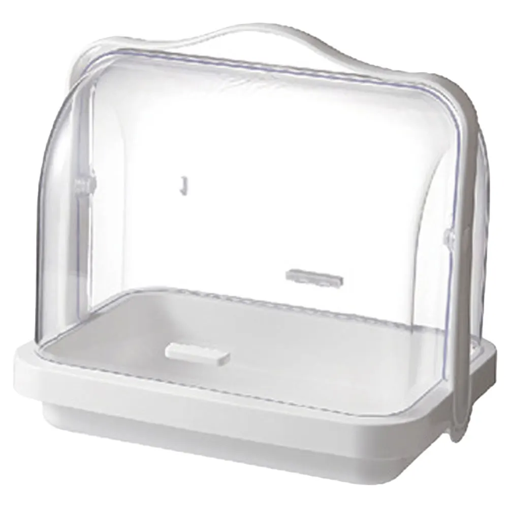 

Dustproof Storage Box Pastry Display Countertop Cases Bakery Dessert Feeding Bottle Container Bread