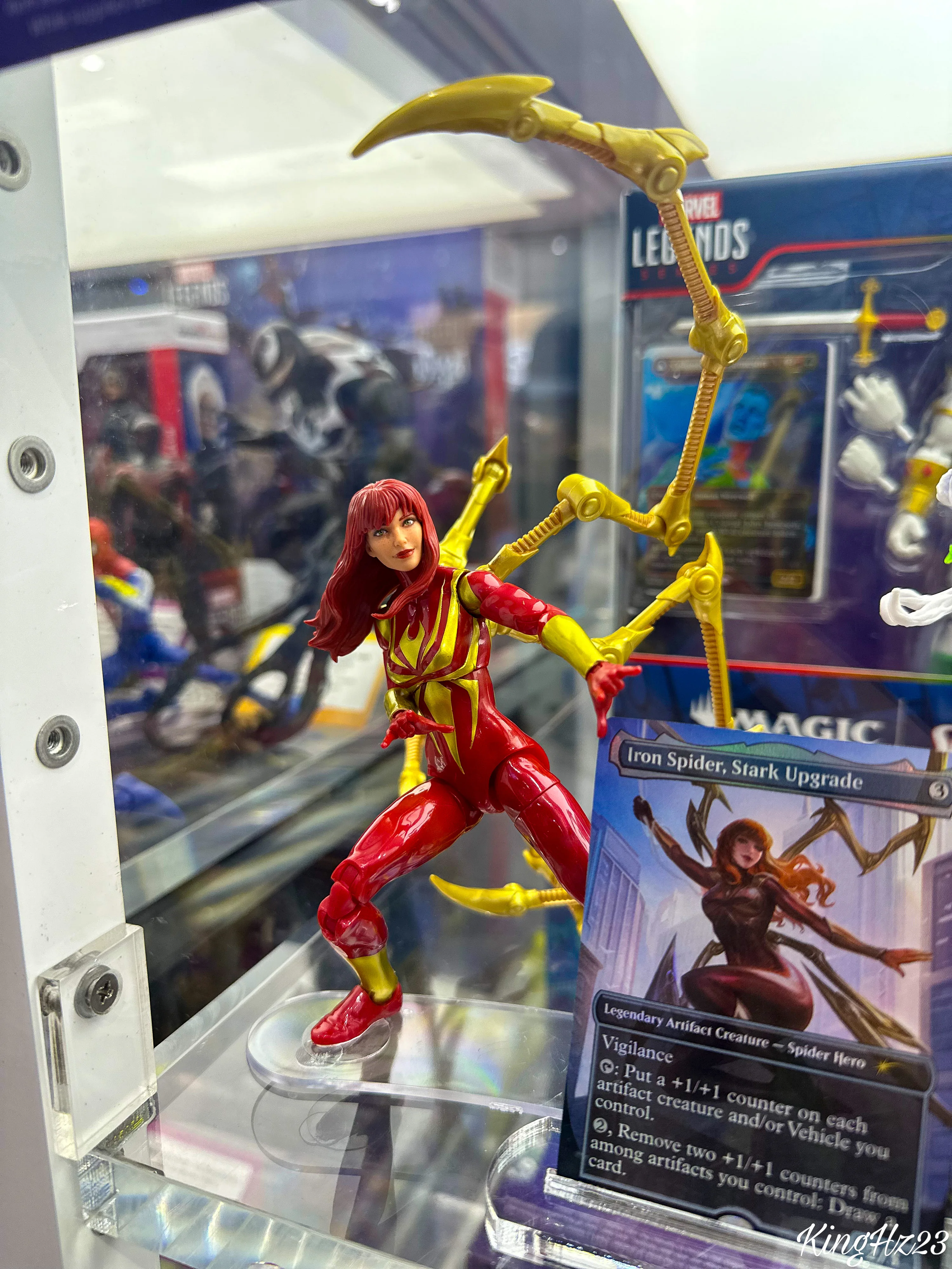 Figuras de acción de Marvel Legends Series Magic The Gathering Mary Jane Watson/Agente Anti-Venom/Man-Lobo/Spider-Man de 6 pulgadas, juguete para coleccionar