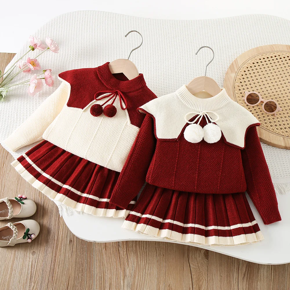 Autumn Style Fashionable Children Clothing for Girls Cute 2PcS SETS Playful Style kids' sets and outfits
