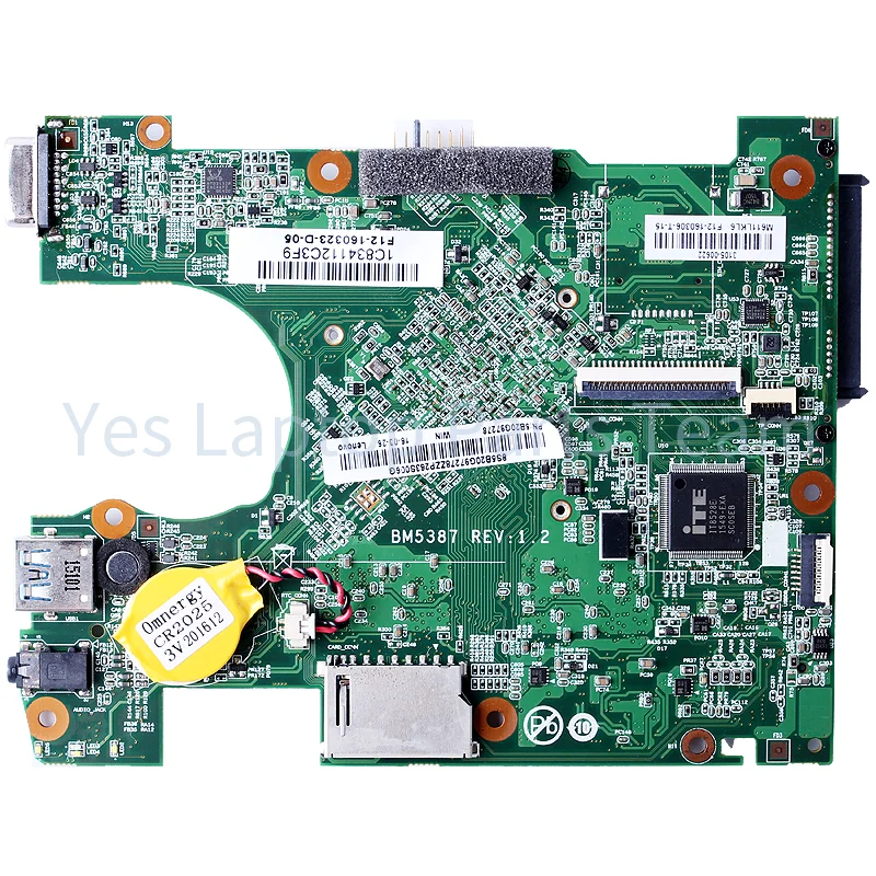 BM5387 para Lenovo E10-30 placa base de computadora portátil 5B20G97278ZZ SR1YJ N2840 2G RAM placa base de computadora portátil completamente probada