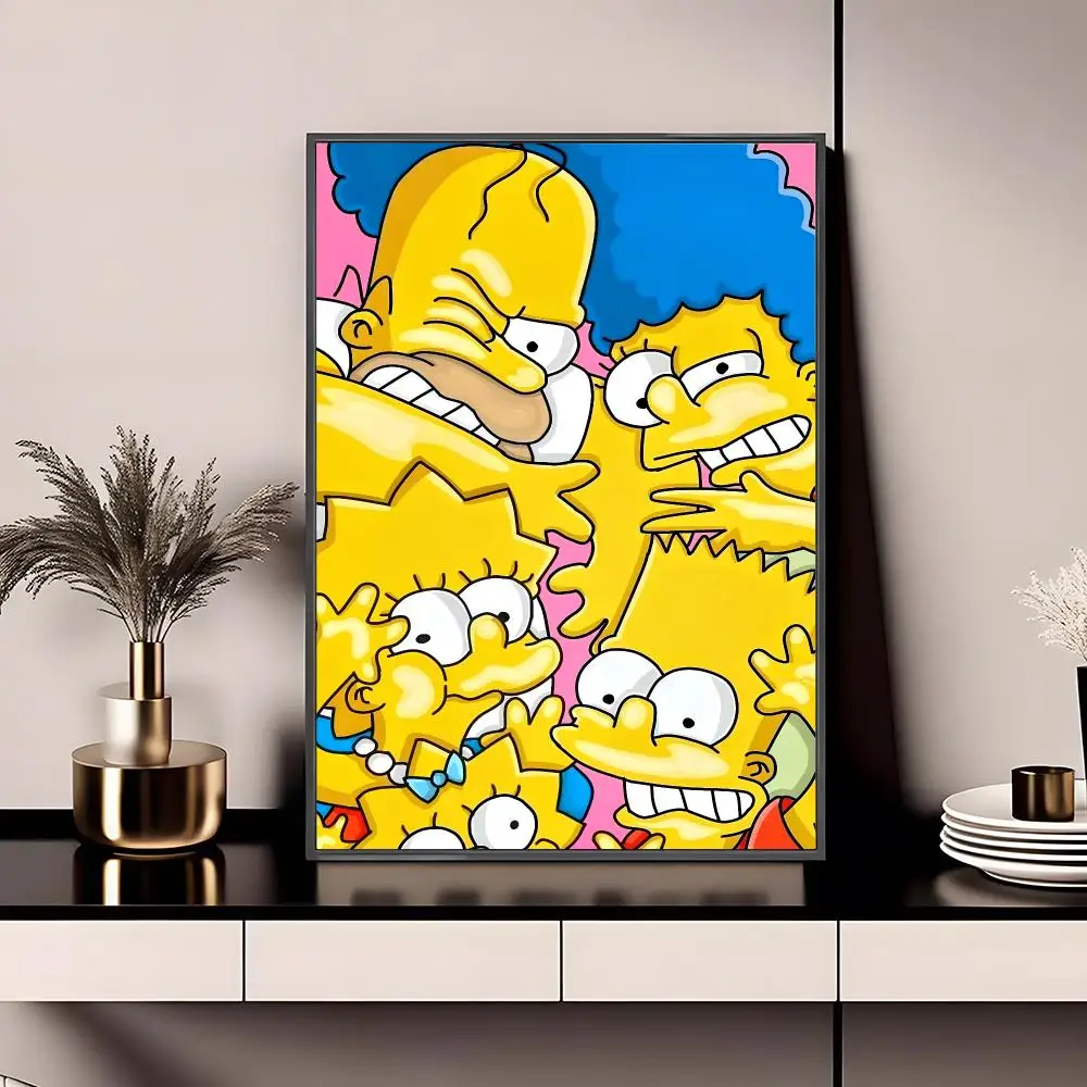 T-The S-Simpsons Painting Calligraphy Paper Print Home Living Room Bedroom Entrance Bar Cafe Art Decorative Paintings