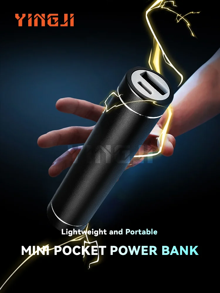 

Mini portable aluminum alloy cylindrical mobile power supply is super small company gifts/Christmas gifts/promotional gifts
