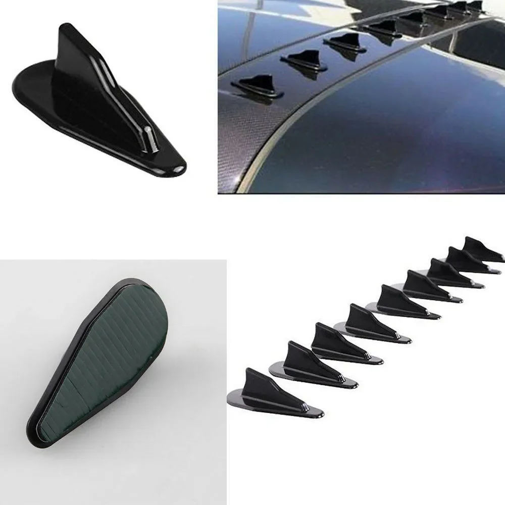 PP EVOStyle Fins Spoiler Wing Kit 10 Pieces Roof For Vortex Generator Improves Vehicle Aerodynamics And Fuel Efficiency