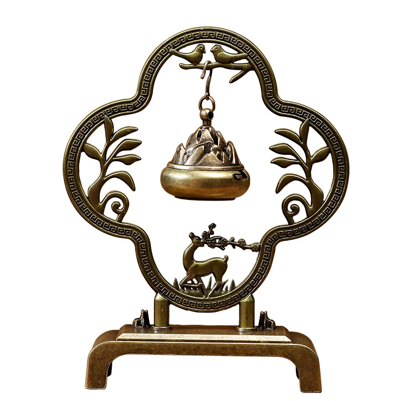 Chines Incense Coil Burner No Sticky Powder Aromatherapy  Creative Retro Porch Decoration Stove