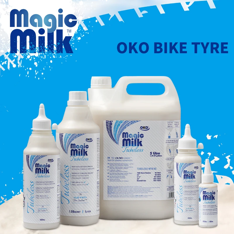 

OKO Magic Milk Tubeless 250ml tyre sealant prevent punctures Long-Acting Latex for MTB Road Bicycle Tires
