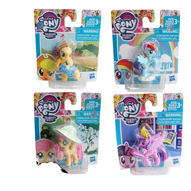 

My Little Pony Children's Toys Mini Story Series Twilight Sparkle Rainbow Dash Applejack Fluttershy Action Figure Model Toy