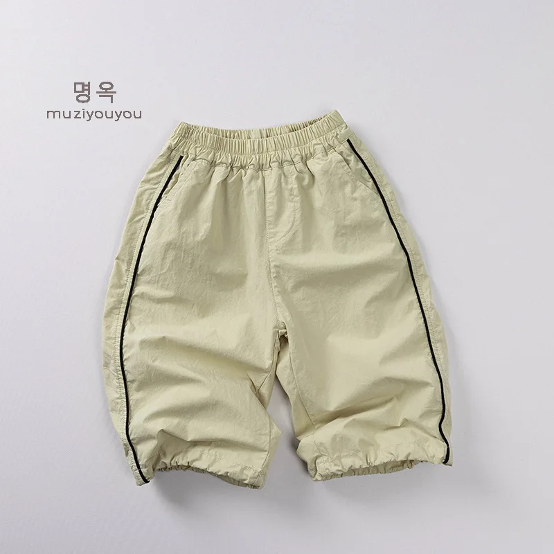 Summer Children Casual Pants Thin Cotton Girls Mosquito Resistant Pants Baby Boys Loose Sweat Pants Kids Trousers 1-8 Years