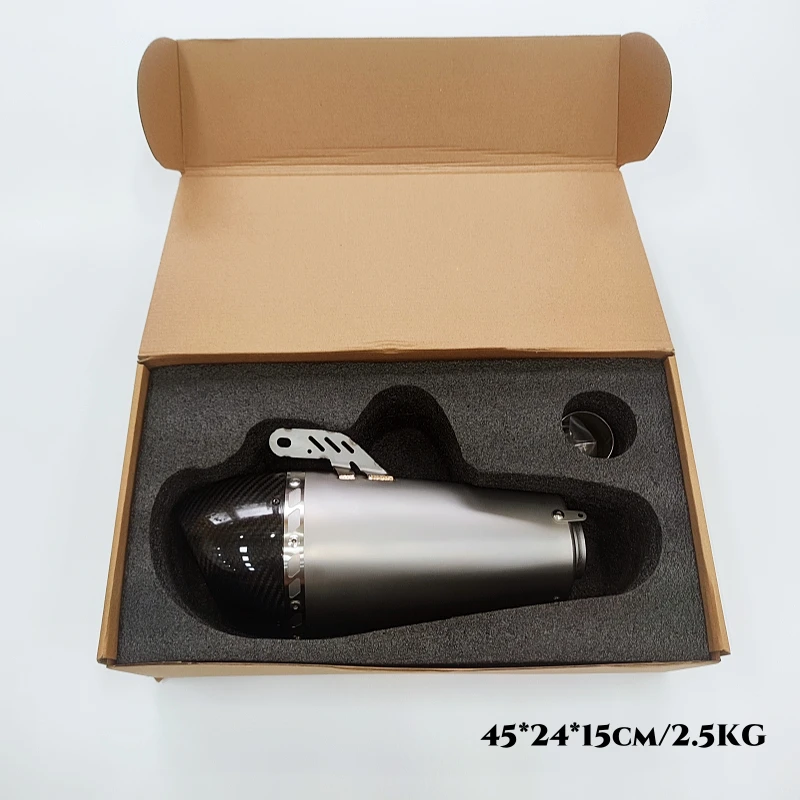 JPM قطع غيار الدراجات النارية عالية الجودة كاتم صوت ماسورة عادم الدراجة النارية من الفولاذ المقاوم للصدأ #5