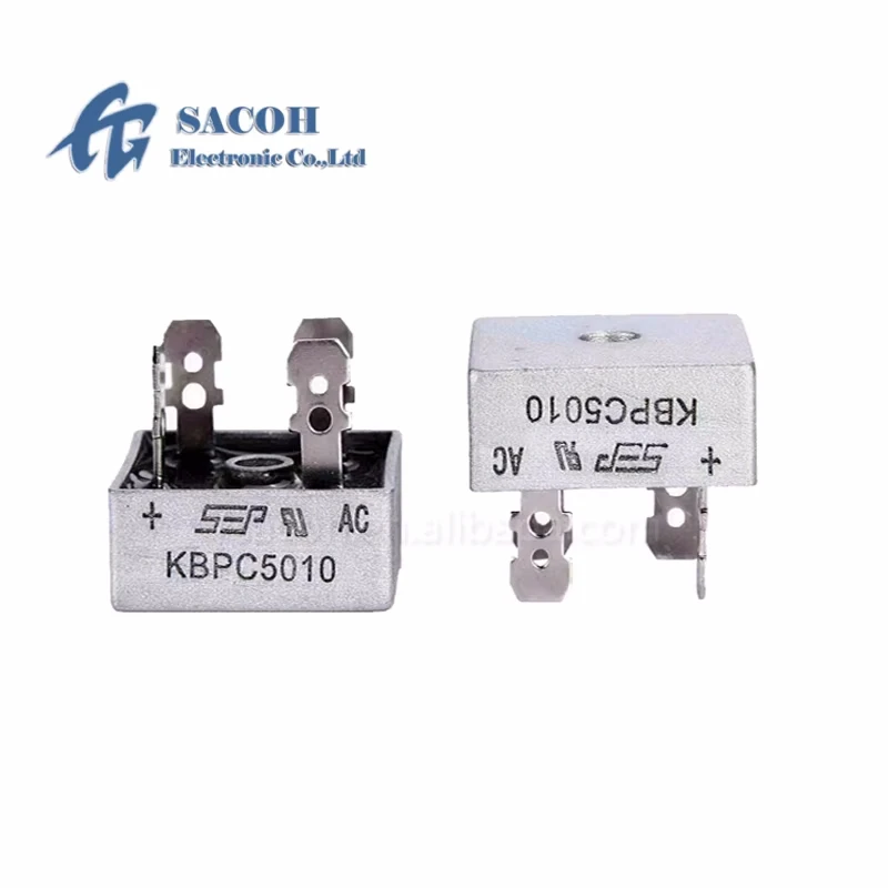 

New Original 10Pcs/Lot KBPC5010 KBPC5012 DIP-4 SINGLE PHASE 50A BRIDGE RECTIFIERS