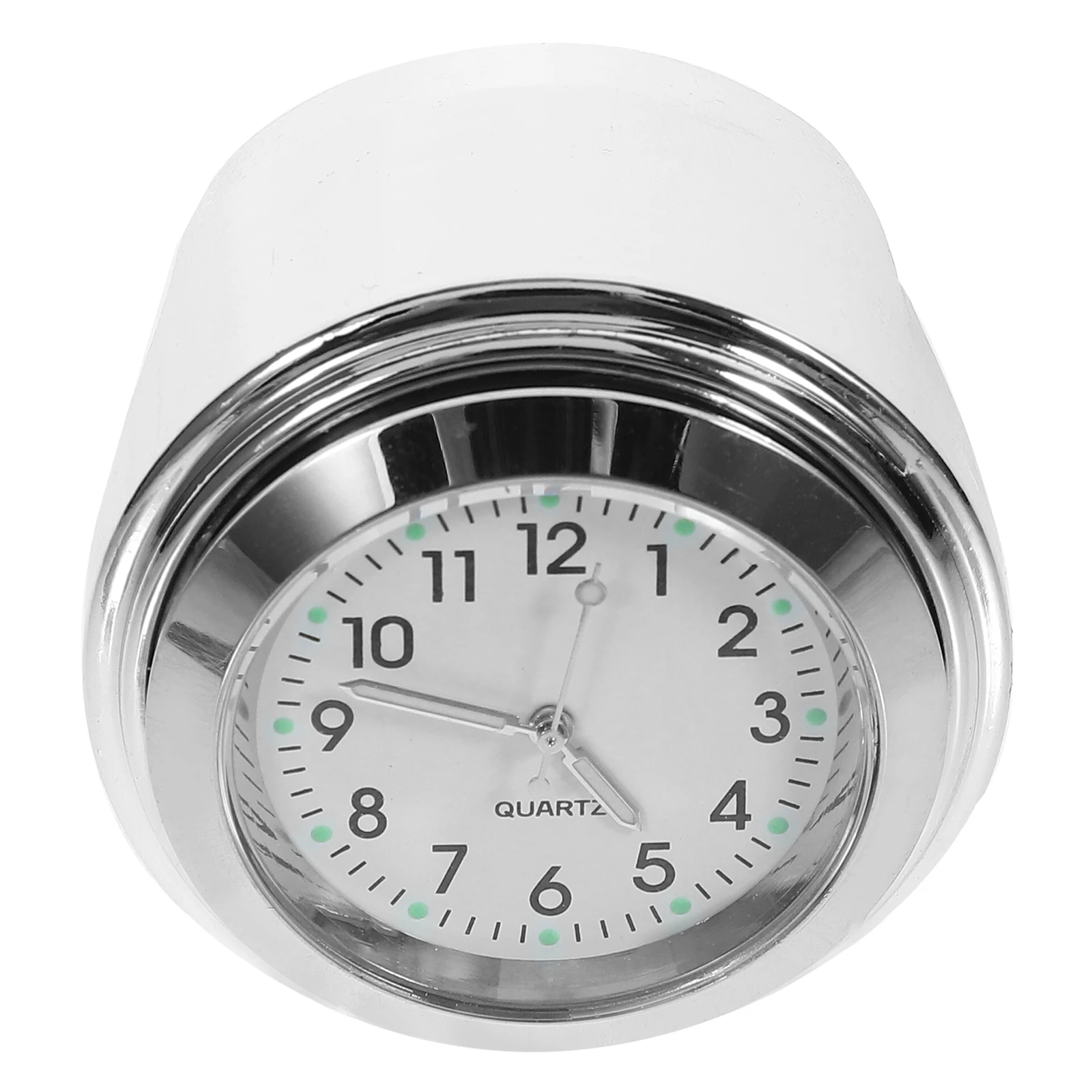 

Mini Motorcycle Metal Aluminum Alloy Handlebar Clock Temperature Meter Dustproof Quartz Time Table Bike Sensor