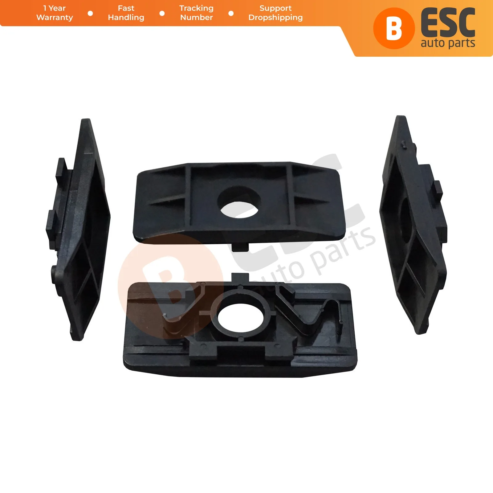 

ESC Auto Parts ESP648 4 Pieces Lock Plate Wheel Arch Mudguard Fixing Clips 7700412158 for Renault Fast Shipment Ship From Turkey