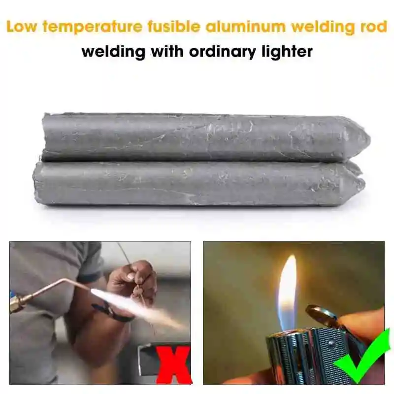 30/3pcs Easy Melt Low Temperature Welding Rods Stainless Steel Copper Solder Rod Repair Holes Soldering Weld Repairing Agent Kit