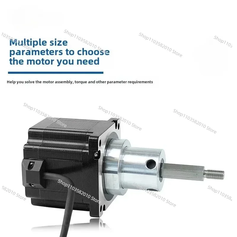 NEMA34 Captive Linear Stepper Motor, Telescopic Electric Cylinder with Custom Lead & Stroke (20-80mm)
