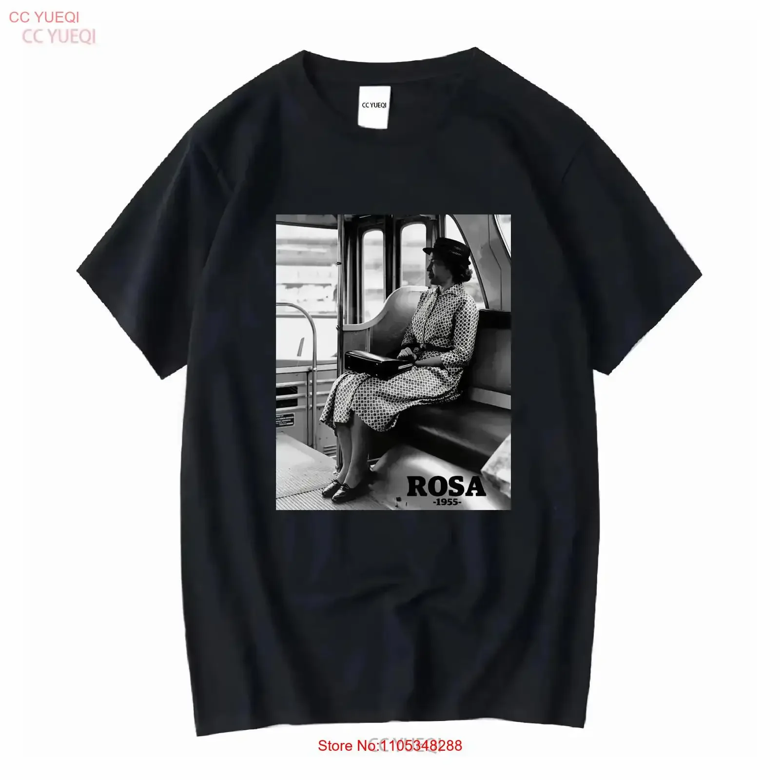 Camiseta para hombre Rosa Parks Sits 1955, activista de los derechos civiles, Black Lives Matter, estilo vintage, gráfico lavado, informal y elegante