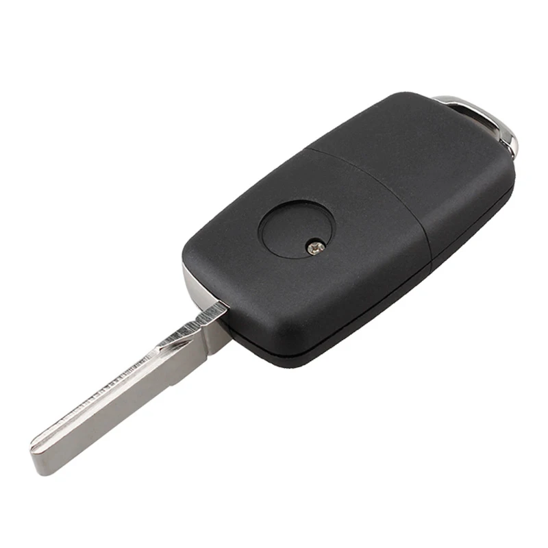 434MHz Uncut Flip Folding Remote Car Key Fob with ID48 Chip 1J0 959 753 AG Fit for VW Beetle Bora Golf Polo Transporter T5
